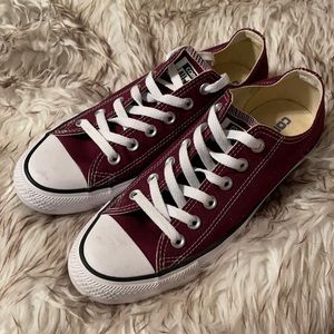 Maroon Converse